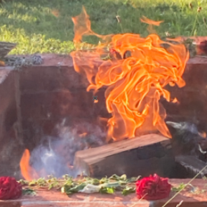 Drache im Feuer